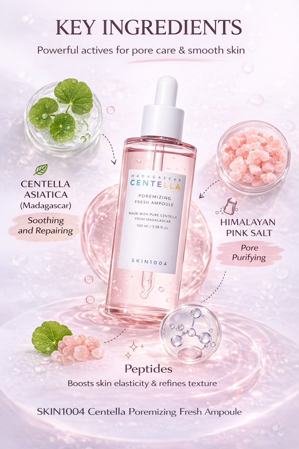 SKIN1004 Madagascar Centella Poremizing Fresh Ampoule (100ml)