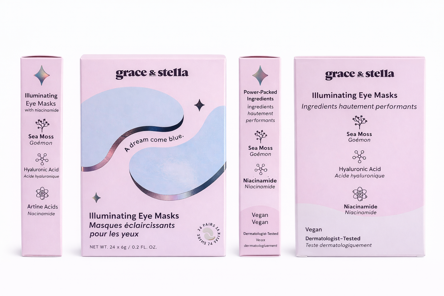 Grace & Stella Illuminating Eye Masks (1 Pair)