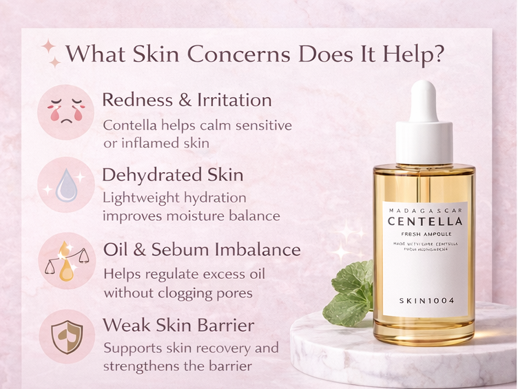 Skin1004 Madagascar Centella Ampoule 100ml | Hydrating & Soothing Serum
