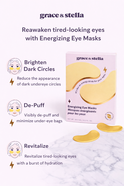 Grace & Stella Energizing Eye Mask (1 Pair)