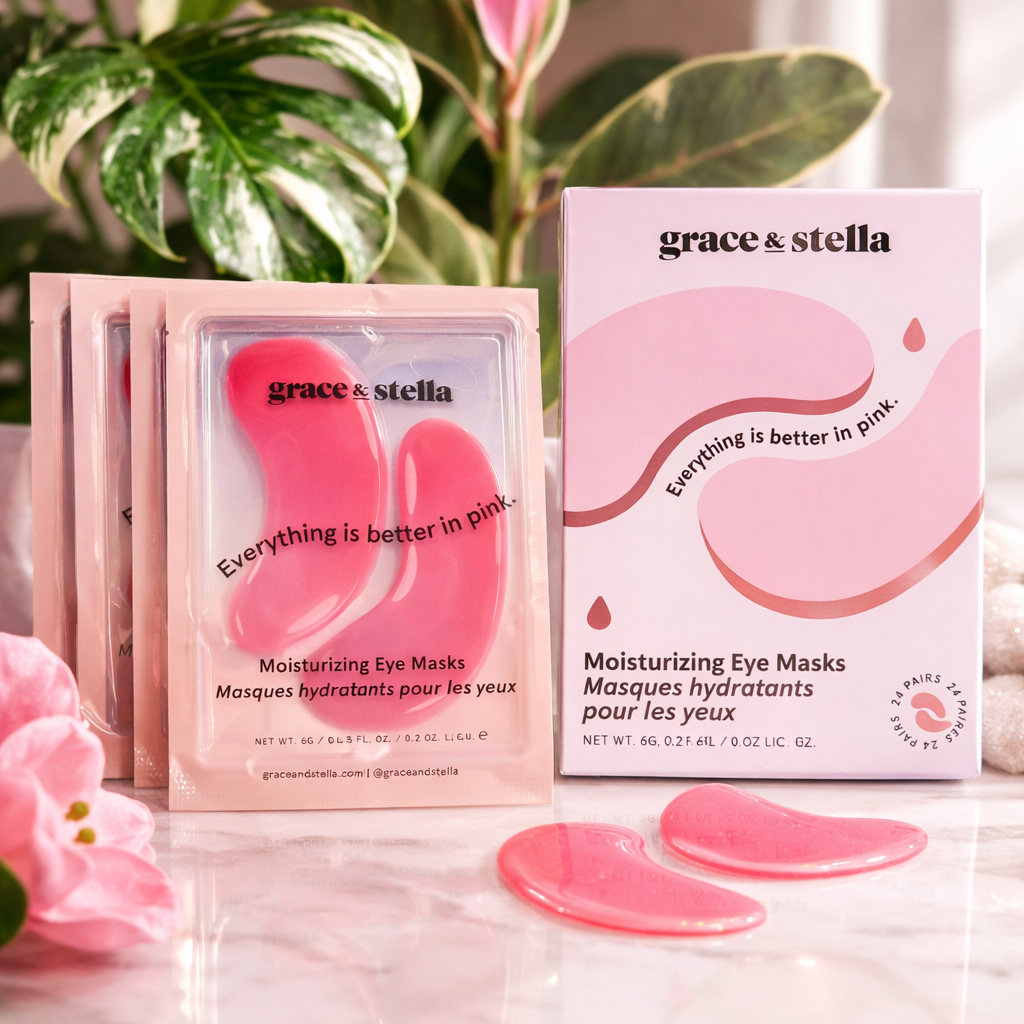 Grace & Stella Moisturizing Eye Masks – Hydrating Under Eye Patches (1 Pair)