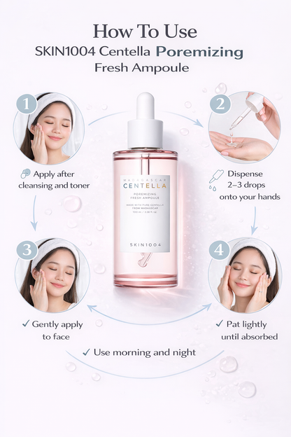 SKIN1004 Madagascar Centella Poremizing Fresh Ampoule (100ml)