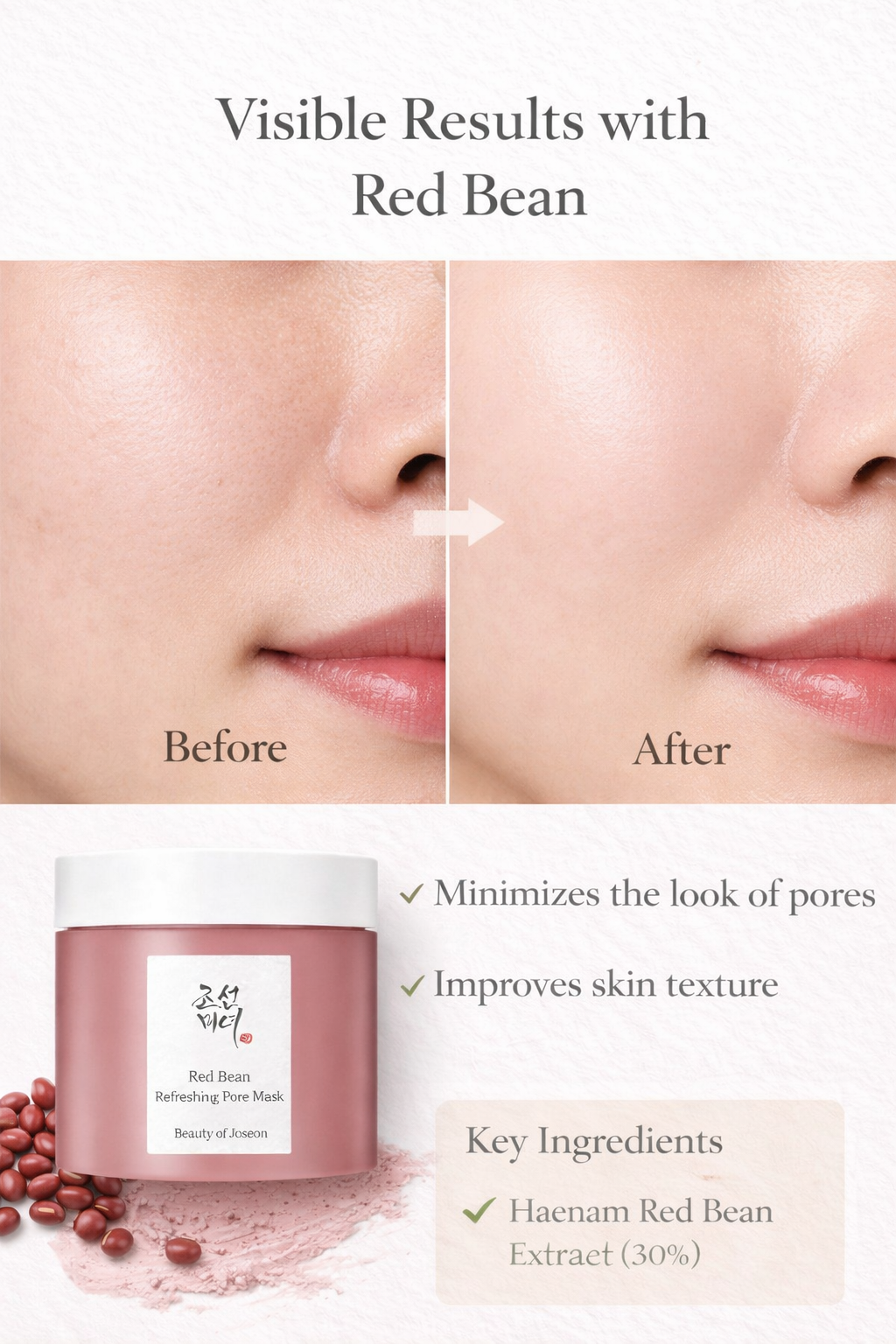 Beauty of Joseon Red Bean Refreshing Pore Mask (140ml)