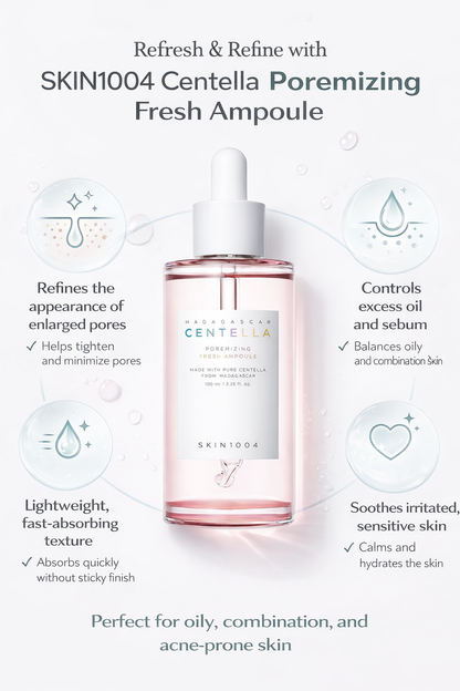 SKIN1004 Madagascar Centella Poremizing Fresh Ampoule (100ml)